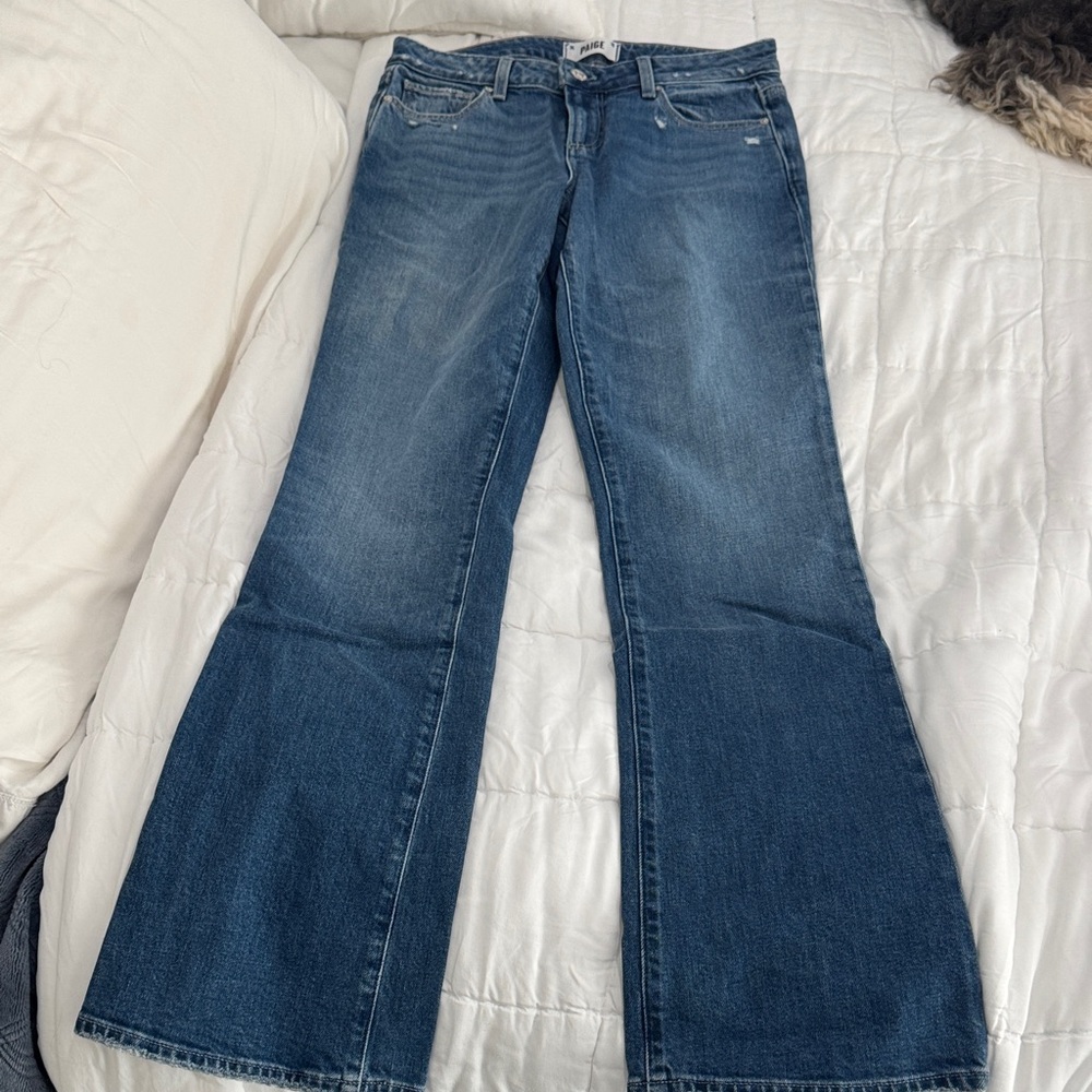 PAIGE Medium Wash Sloane Jeans